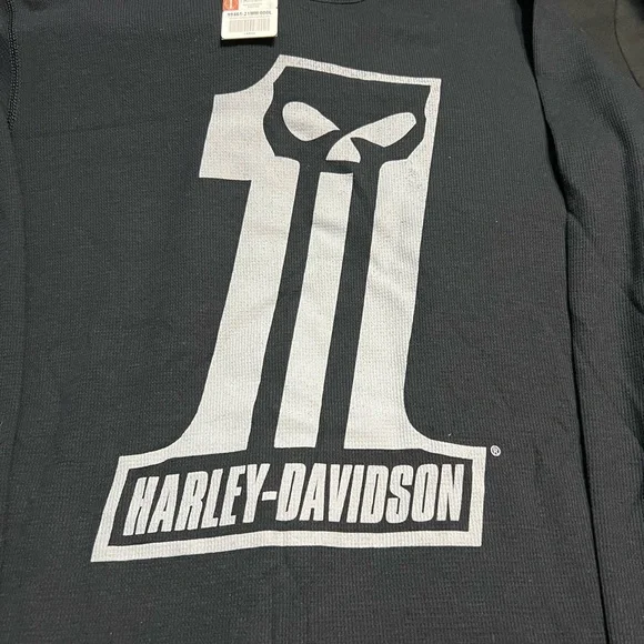 Harley-Davidson Black Thermal Tee MUSEUM Milwaukee, WI 2021 - Picture 1 of 5